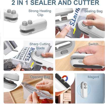 Mini vaccume sealing machine.